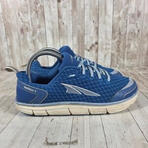 Altra Intuition 3 Womens Blue Silver Zero Drop Running Shoes A2533-3 Size 8.5